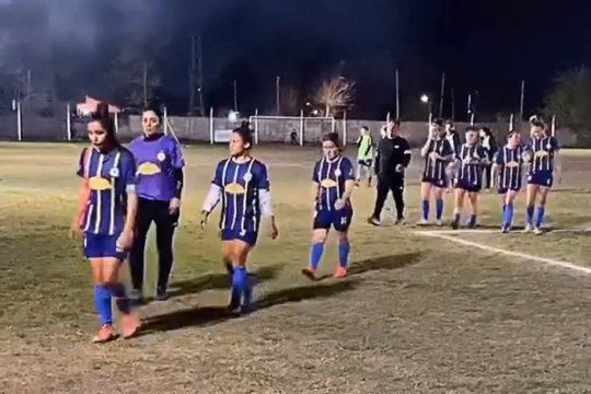 El fútbol femenino de Las Malvinas igualó frente a El Frontón (Foto: prensa Las Malvinas).