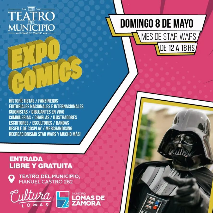 El Teatro del Municipio será el escenario del gran encuentro y homenaje a Star Wars.