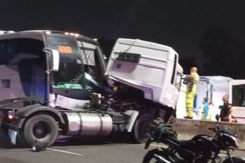 El accidente se produjo en la Autopista Buenos Aires - La Plata