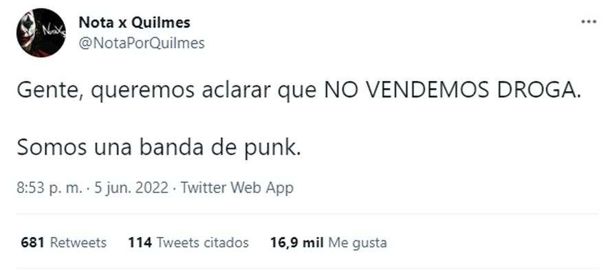La banda de punk de Quilmes que tuvo que aclarar su nombre