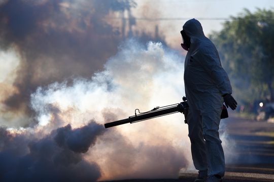 La Municipalidad de La Plata continúa la campaña de fumigación para prevenir el dengue.