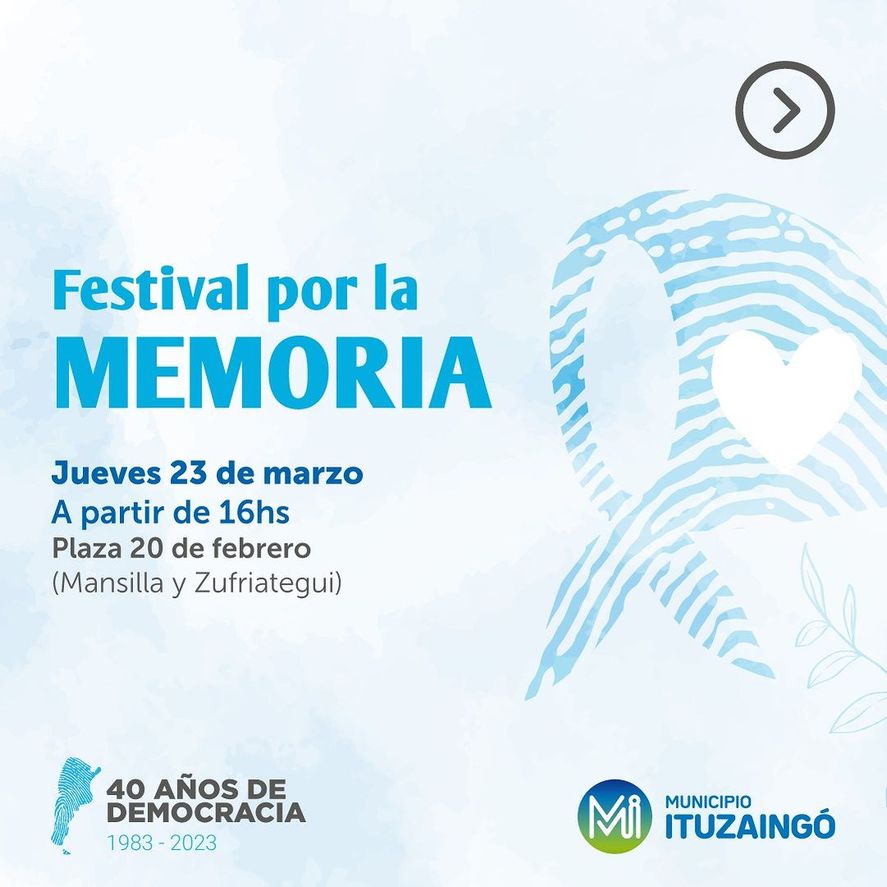 El Festival por la Memoria de Ituzaing&oacute; culminar&aacute; con el show de V&iacute;ctor Heredia.&nbsp;