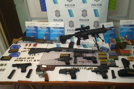 La Policía incautó nueve armas de fuego y municiones en La Plata