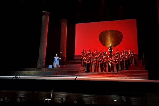 Este jueves se realizó el ensayo general de cara al estreno de la ópera Aida en el Teatro Argentino.