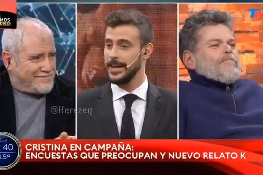Leuco hijo, Osvaldo Bazán y Alfredo Casero en un profundo análisis de la política con Cristina Kirchner como eje