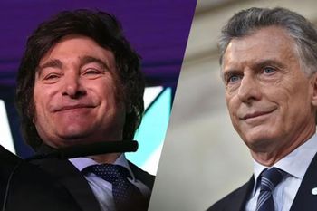 Javier Milei y Mauricio Macri