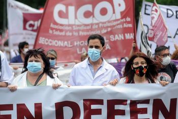El titular de CICOP, Pablo Maciel, encabeza los reclamos al gobierno provincial y convocó a un paro y movilización durante el día del médico.
