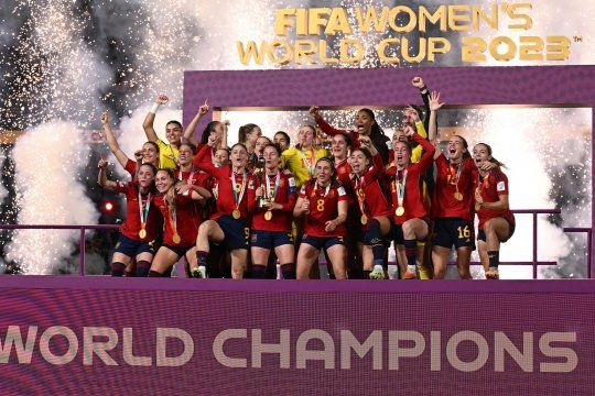 España festejó en la Final ante Inglaterra y conquistó el Mundial Femenino 2023.