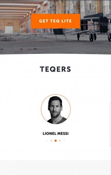 A los jugadores se los llama Teqers y Messi está entre las muchas estrellas que utilizan para promover este juego 