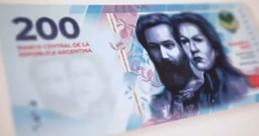 Nuevo Billete de 200 pesos Belgrano y Remedios del Valle 