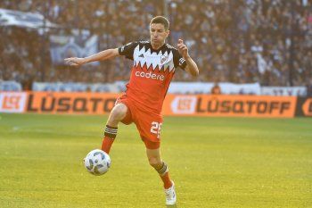 Nacho Fernández en el último partido ante Gimnasia en el Bosque