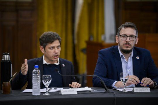 con dardos para la corte suprema, axel kicillof acuso a milei de robarse fondos provinciales