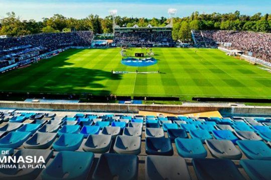 Así se ve desde la Platea Alta Néstor Basile, las nuevas ubicaciones de Gimnasia