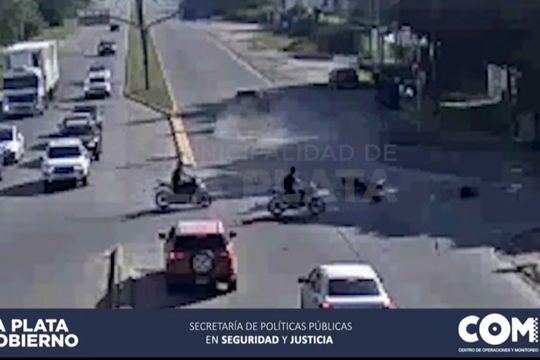 El accidente fue en 44 y 208 en La Plata