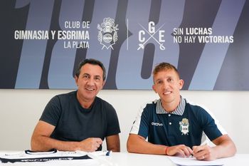 Pablo De Blasis, jugador de Gimnasia hasta diciembre del 2025