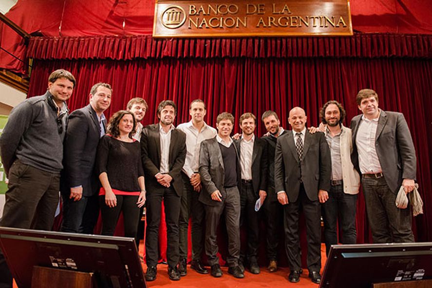 Kicillof en encuentro con representantes de CGERA, noviembre de 2015