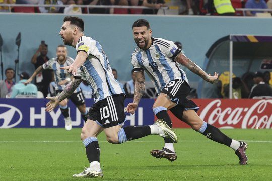 Lionel Messi, gol con la Selección Argentina, ante Australia por los octavos de final del Mundial Qatar 2022