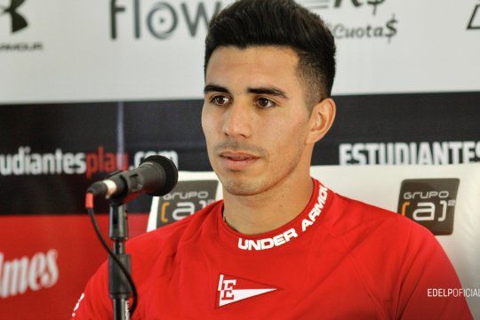Jorge Rodríguez habló como nuevo jugador de Estudiantes.