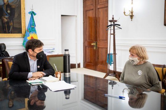Rosa, la mamá de Miguel, se reunió con el gobernador bonaerense