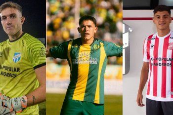 Durso, Sosa y Mastrangelo, algunos de los jugadores que deberán regresar a Gimnasia. 