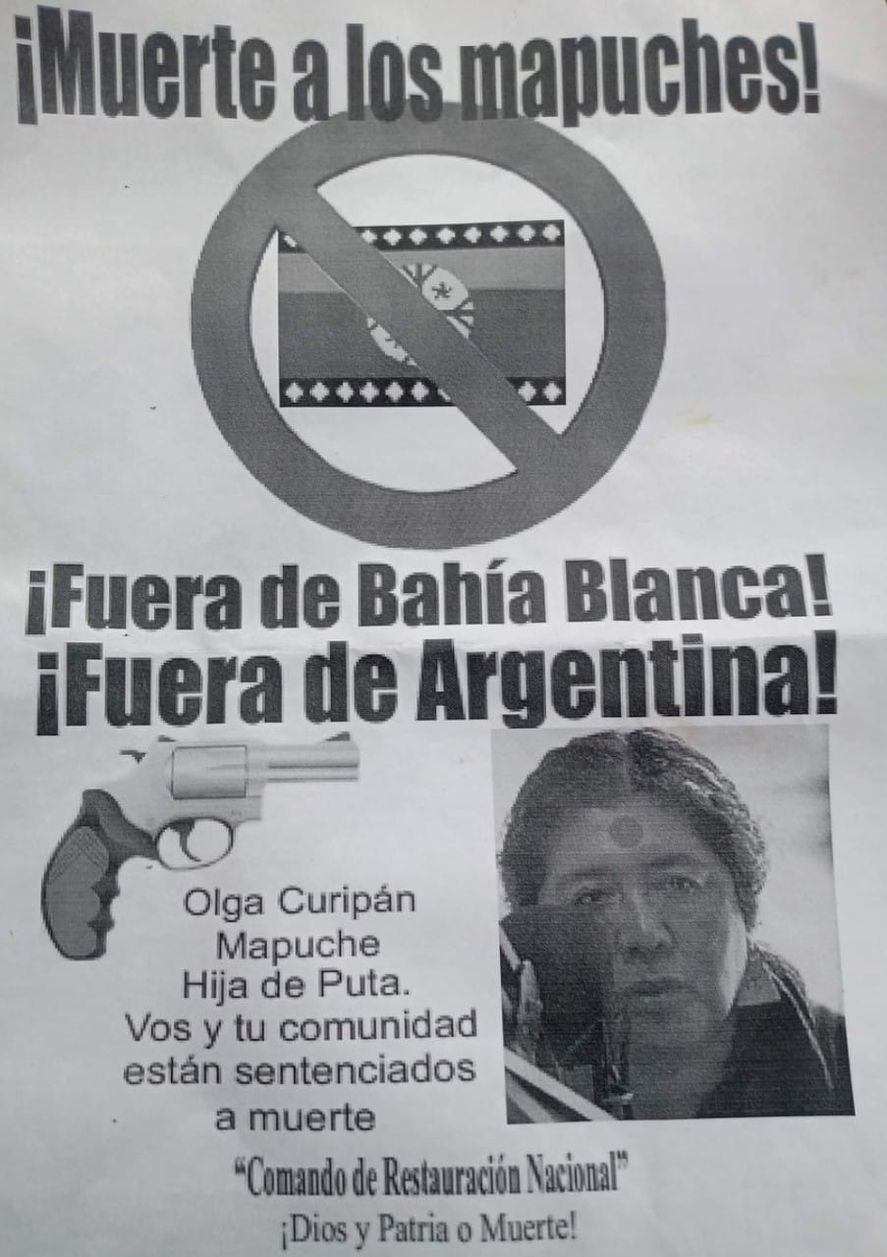 Bahía Blanca: Piden custodia para la comunidad mapuche amenazada
