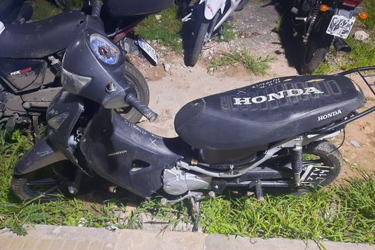ladrones osados quisieron robar dos motos de una comisaria