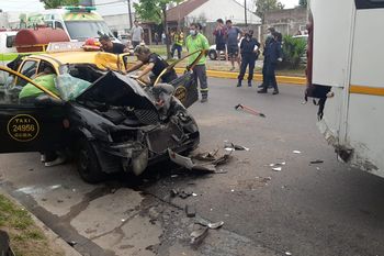 El accidente fue en la esquina de 7 y 82 en La Plata