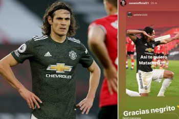 Según el diario inglés The Sun, la respuesta a este posteo de Instagram podría costarle caro a Cavani