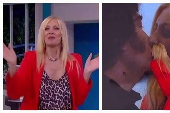 La primera dama Yuyito González besó la imagen de Milei en su programa de TV