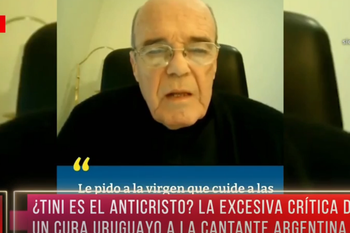 Un Obispo uruguayo cuestionó a Tini Stoessel y se hizo viral