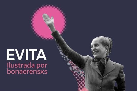 Evita ilustrada por bonaerenses: ya está abierta la convocatoria 