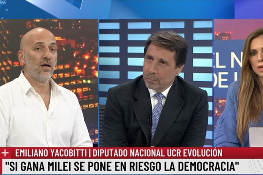 Emiliano Yacobitti y su enojo con una periodista de LN+ por una falsa acusación