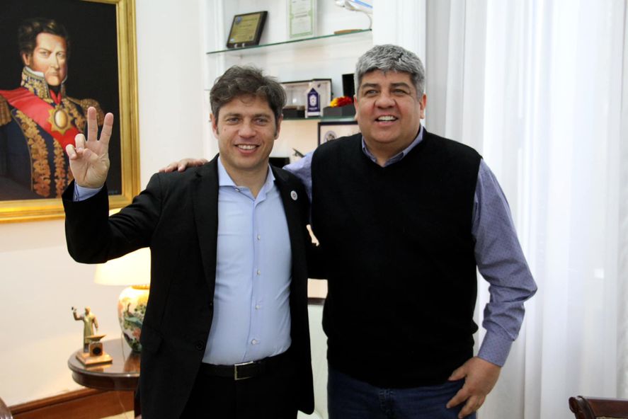 Axel Kicillof y Pablo Moyano firmaron este viernes la homologación del acuerdo paritario de camioneros en la Provincia de Buenos Aires.