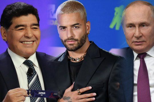 Maradona, Maluma y Putin, en una insólita y divertida anécdota