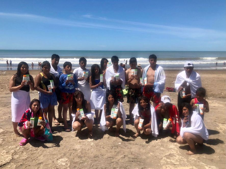 Los 20 estudiantes de la Escuela Multinivel 350 de San José de Chasquivil conocieron el mar