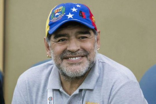 La gorra de Venezuela de Diego Maradona estuvo en la subasta de sus bienes.