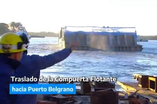 astillero rio santiago entrego compuerta en bahia blanca: un hito para la provincia