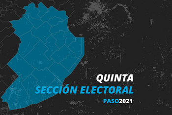 La quinta sección electoral de la provincia de Buenos Aires nuclea a los municipios del centro este. En las elecciones PASO ganó el Frente de Todos.