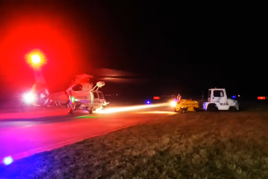 El increíble rescate a un tripulante de lancha que se hundió en Mar del Plata.