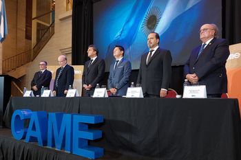 Sergio Massa inauguró el plenario federal de la Confederación Argentina de la Mediana Empresa (CAME). (Foto Prensa CAME)