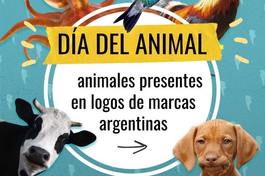 excelente hilo con marcas argentinas identificadas con animales