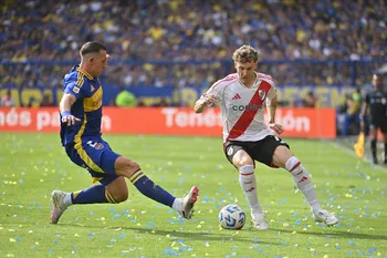 River le gana el Superclásico a Boca por el gol de Lanzini