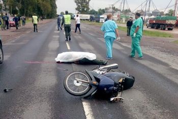 Un motociclista murió en la ruta 3 a la altura de Azul