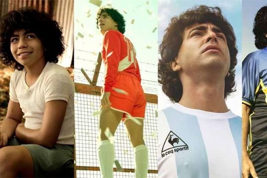 A falta de un Diego Maradona en la serie habrá cuatro: Nazareno Casero, Juan Palomino, Nicolás Goldschmidt y Juan Cruz.