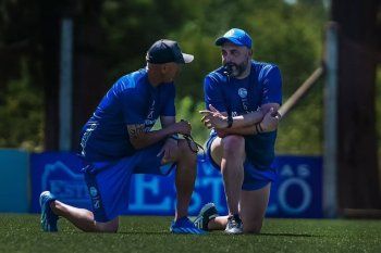 Marcelo Méndez piensa y analiza el equipo de Gimansia 