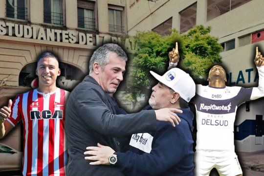 Tobio, Maradona, Carbonero y Pellegrino: Estudiantes y Gimnasia en el medio de la escena por escándalos extra futbolísticos. 
