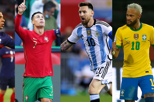 messi, cristiano, mbappe y neymar siguen en el mundial: como llegada cada seleccionado a los cuartos de final