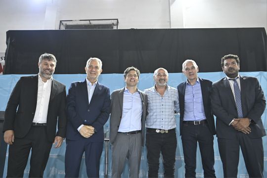 Axel Kicillof y el ministro Juan Marrtín Mena