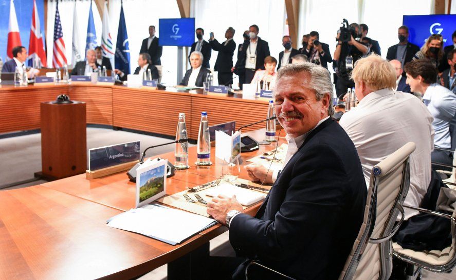 Alberto Fernández participó de la cumbre del G7 y pudo dialogar sobre Malvinas con el primer ministro británico Boris Johnson.