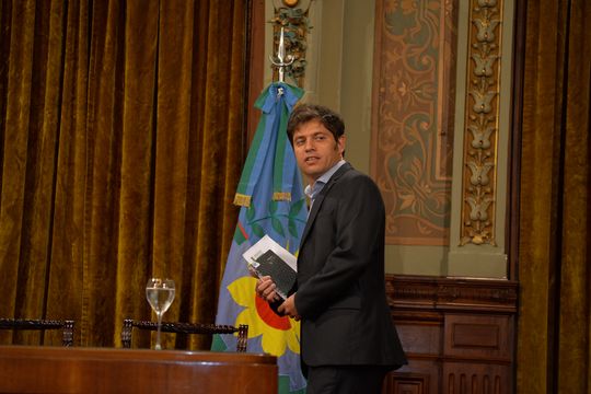 El gobernador Axel Kicillof envió el presupuesto 2022 a la Legislatura. Fue presentado por Pablo López.